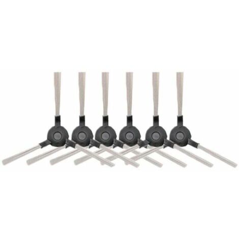 Enowelir 6 Brosses Latérales de Rechange pour Robot Aspirateur Compatible avec Plusieurs Modèles