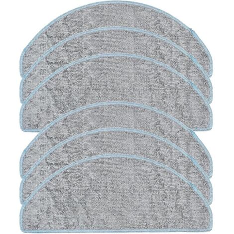 Enowelir 6 pièces Chiffon de Nettoyage de Rechange Accessoires pour iRobot Roomba Combo Essential Y0112 Y0110 Robot aspirateur pièce de Rechange, Chiffon Lavable en Microfibre
