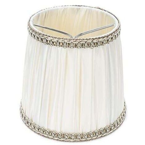 Enowelir 6Pcs Abat-jour en Tissu Moderne Lustre Lampe de Table Couverture pour Vis E14 Accessoire de Maison
