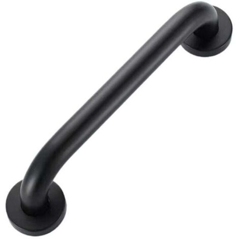 Enowelir Barre D'appui De Salle De Bain En Acier Inoxydable Pour Personnes Âgées Et Handicapées 50 Cm Noir