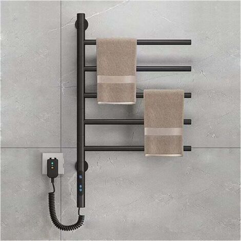 Enowelir Barrière De Sécurité Rétractable Pour Chiens Et Animaux Domestiques Portable Escalier Cuisine Noir 180x72 Cm