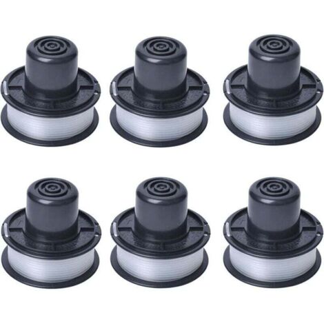 Enowelir Bobine De Fil Compatible Avec Taille-Bordures Automatique 6 Metres De Ligne Par Bobine Lot De 6 Pieces