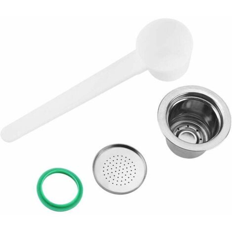 Enowelir Capsule de café en acier inoxydable rechargeable et réutilisable compatible