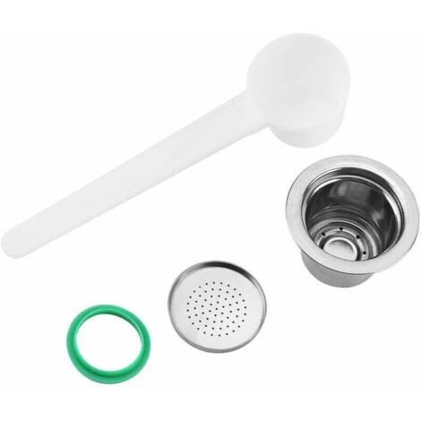 Enowelir Capsule de café en acier inoxydable rechargeable et réutilisable compatible