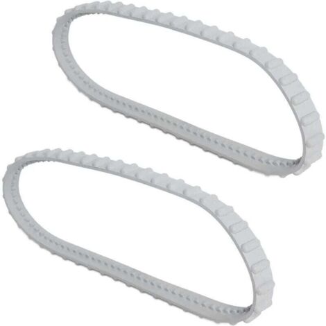 Enowelir Courroies D'entraînement en Caoutchouc Compatible avec Nettoyeur de Piscine Hayward Aquavac Tiger Shark Plus QC SharkVac (2 Pièces)