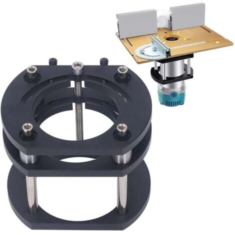 Enowelir Élévateur de Défonceuse, élévateur de Défonceuse Réglable en Hauteur avec Précision avec Manivelle pour Petites Machines à Tailler