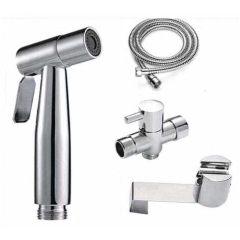 Enowelir Ensemble Pommeau Douche Tuyau Télescopique pour Lavabo Douchette Salle de Bain Nettoyage Cheveux