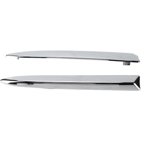 Enowelir Garniture chromée de moulage supérieur de pare-chocs avant de voiture, remplacement 735455041 pour FIAT 500 20072015