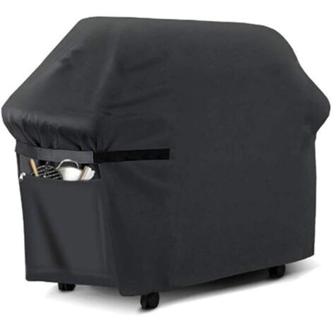 Enowelir Housse de barbecue, housse de barbecue à gaz, bâche de protection durable 210D Oxford pour barbecue, convient pour Weber, Brinkmann, Char Broil, etc., résistante aux UV, à l'eau et aux déchir