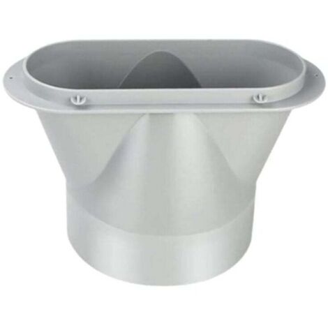Enowelir Interface de Bouche Plate 150Mm AdaptéE de Kit de Tuyau D'éChappement de Climatiseur Portable