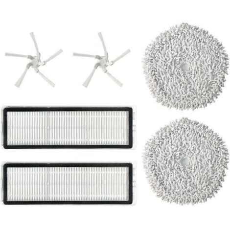 Enowelir Kit d'Accessoires pour Aspirateur Robot W10 et W10 Pro - Pièces de Rechange et Nettoyage Complet