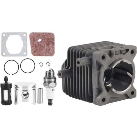 Enowelir Kit de Piston d'assemblage de cylindre adapté aux pièces de rechange de tondeuse à gazon STIHL FS75 FS80 FS85 HS75 34MM