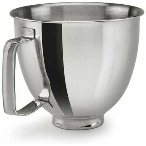 Enowelir KitchenAid Bol mélangeur en acier inoxydable Kaishanyi Chef Machine Accessoires K5THSBP pour 5QT avec poignée