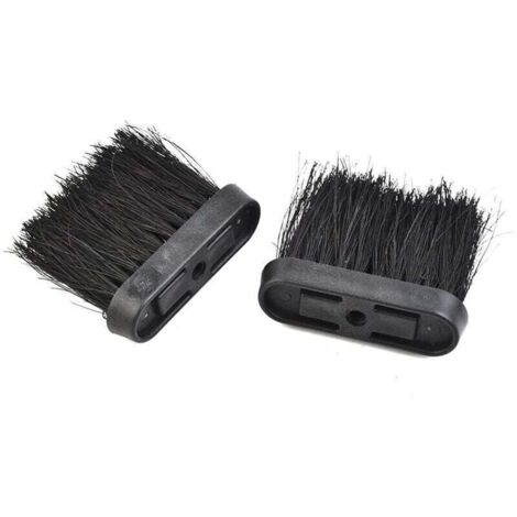 Enowelir Lot de 2 Têtes de Brosse Rectangulaire Recharge pour Nettoyage Cheminée et Poêle à Bois