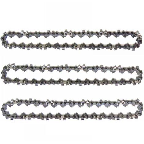 Enowelir Lot De 3 Chaînes Pour Élagueuse Sur Perche 10 Pouces 25 Cm 40 Maillons Faible Rebond Compatibles Avec Plusieurs Marques