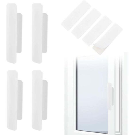 Enowelir Lot de 4 Verrous Coulissants en Acier Inoxydable pour Porte de Toilette et Chambre, Targette de Sécurité 2 Pouces