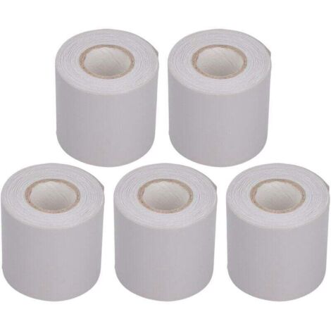 Enowelir Lot de 5 rubans d'étanchéité pour conduits de climatisation, tuyaux en cuivre, PVC, isolation pour climatiseur, ruban résistant à la traction, largeur 60 mm