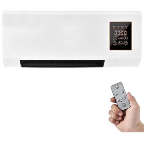 Enowelir Mini radiateur à air mural avec télécommande pour chambres et salons, prise australienne 220 V