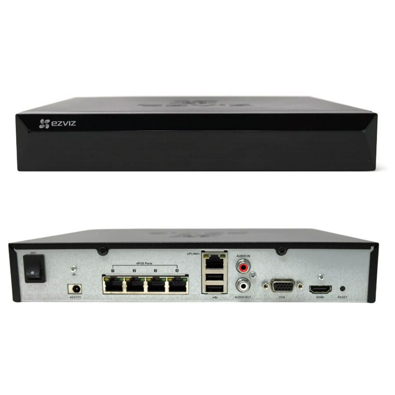 Ezviz - nvr Enregistreur vidéo réseau PoE à 4 canaux avec disque dur de 8 To CS-X5S-4P