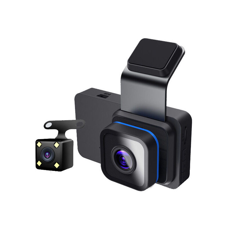 Maerex - Enregistreur de conduite à double objectif avant et arrière 3 pouces haute définition 1080P wifi intégré caméra de tableau de bord à 120 °