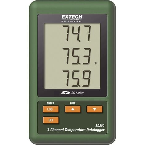 Thermomètre de jardin TFA Thermomètre Enregistreur de données de  température et d'humidité LOG20 31.1052 blanc