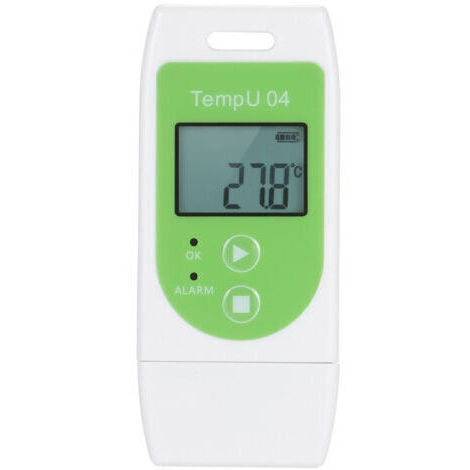 Enregistreur de données de température USB avec LCD et rapport PDF/CSV pour la chaîne du froid