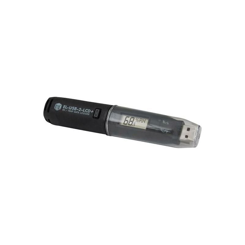 Lascar Electronics - Enregistreur de données multifonction EL-USB-2-LCD+ Valeur de mesure température, humidité de l'air -35 à 80 °c 0 à 100 % hr
