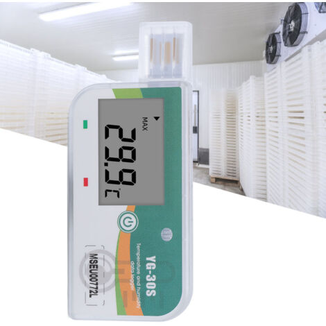 Enregistreur de données USB 1 seule fois -30°C à 70°C avec rapport PDF IP67 résistant à l'eau pour transport sous température contrôlée