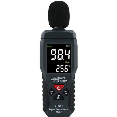 Enregistreur de Niveau Sonore Testeur du Bruit Sonomètre Audionumérique Sonomètre 30-130dB Luxmètre