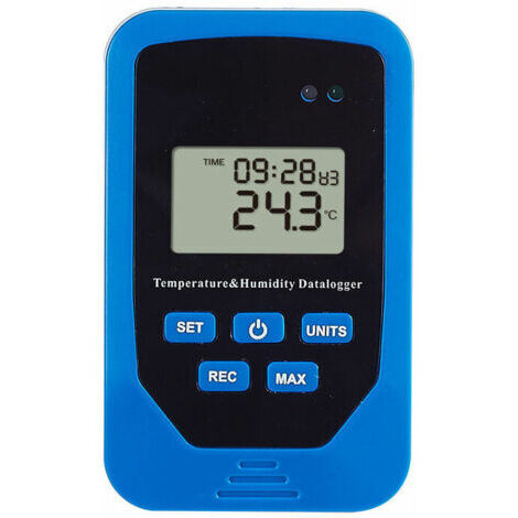 Enregistreur de température Enregistreur d'humidité de plage de température pour entrepôt Interrupteur de température d'humidité intérieure Matériau ABS de haute qualité,de dyk.Trywise