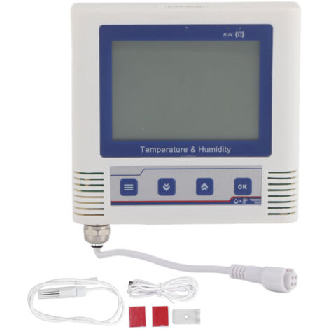 Enregistreur de Température USB avec Affichage LCD, Capteurs de Précision, Alimentation 5V DC
