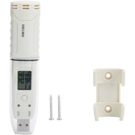 Enregistreur Numérique de Température et Humidité Intérieur avec Alarme - Détection Précise pour Environnement Maison Bureau - Version Améliorée-KZQ