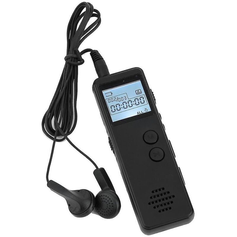 Enregistreur vocal Clé usb Dictaphone usb Enregistreur vocal audio numérique avec lecteur Wav, mp3 (16 Go)