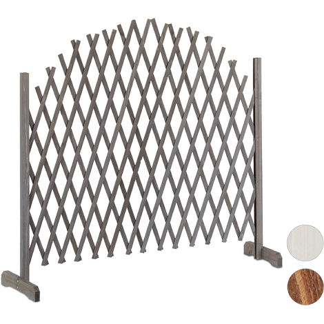 Enrejado De Madera Para Jardin Soporte Para Plantas Trepadoras De Pie Decoracion De Balcon Gris