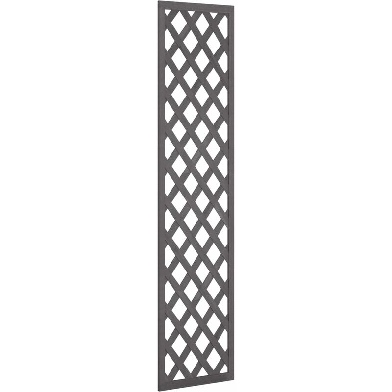 

Enrejado de pared WPC gris 40x170 cm