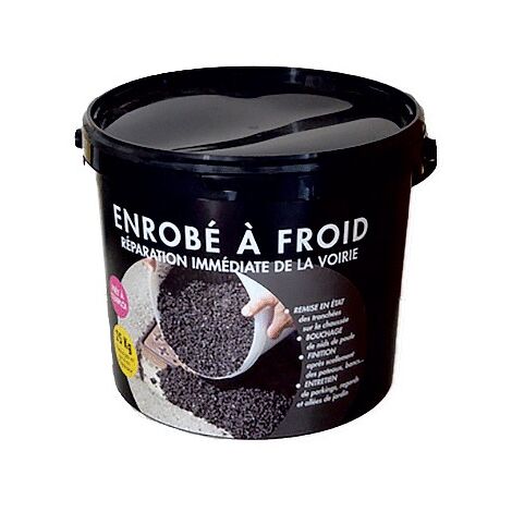 Enrobé à froid noir - seau de 25 kg