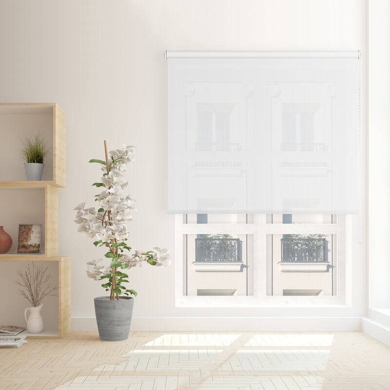 

Estor Enrollable Screen - Apertura 10% Blanco Perla 75 X 190