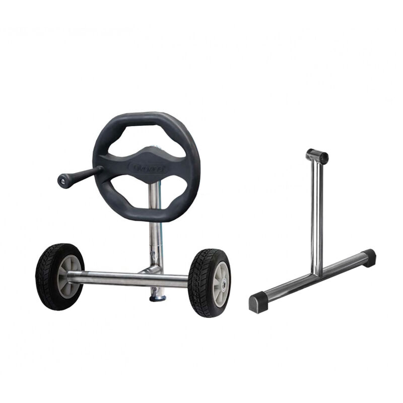 Soporte Para Enrollacobertor Kokido Thor 59X72 Cm Con Ruedas Incluidas Para Piscinas Enterradas O De Obra De Hasta 5,7 M