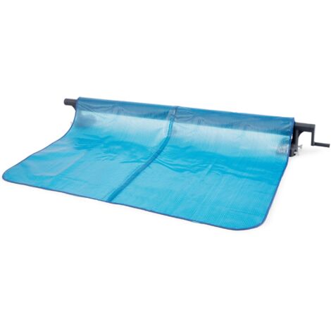 Enrollador de cobertor solar intex para piscinas cuadradas o rectangulares