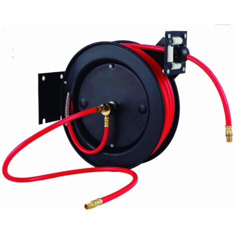 Enrollador de manguera 15 + 1 m METALWORKS HAL03815M