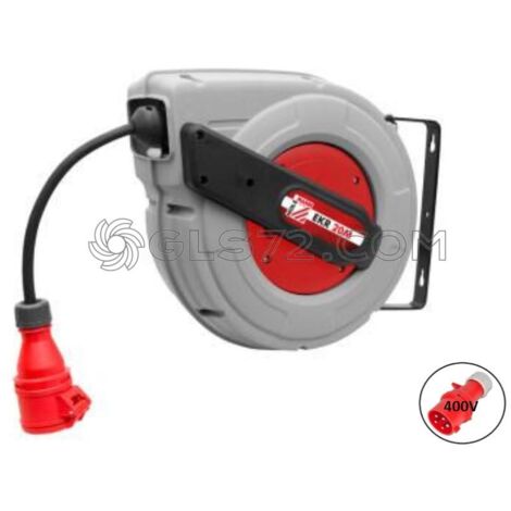 Enrollador electrico de pared 20mt 400v HOLZMANN ekr20m400v