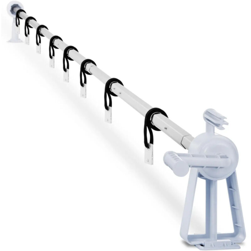 Uniprodo - Enrollador Para Cubierta - De 1 A 6 M - 8 Correas Incluidas