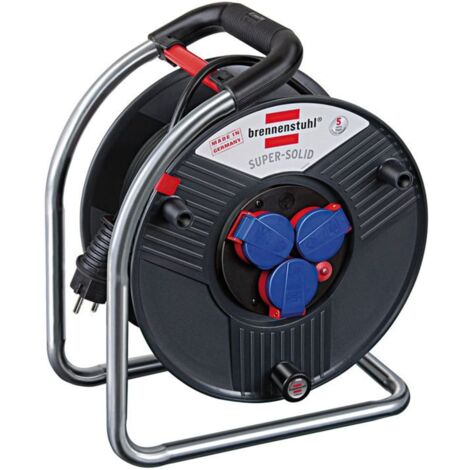 Enrollador SUPER-SOLID 40m IP44 H07RN-F3G1.5 3