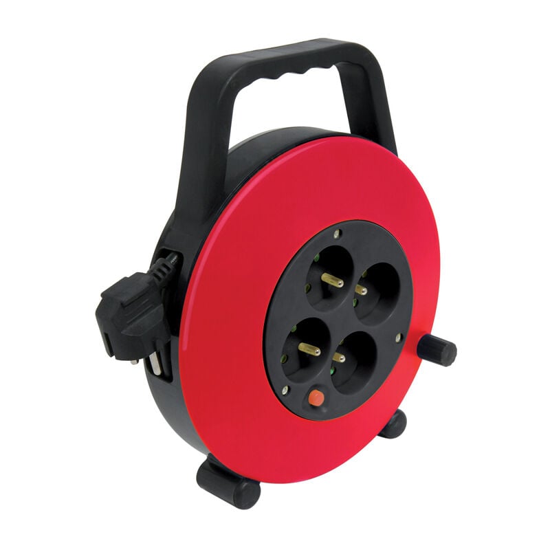 Debflex - enrouleur menager HO5VV-F 3G1.5 4P + disjoncteur thermique 10M nr/rge - 601100