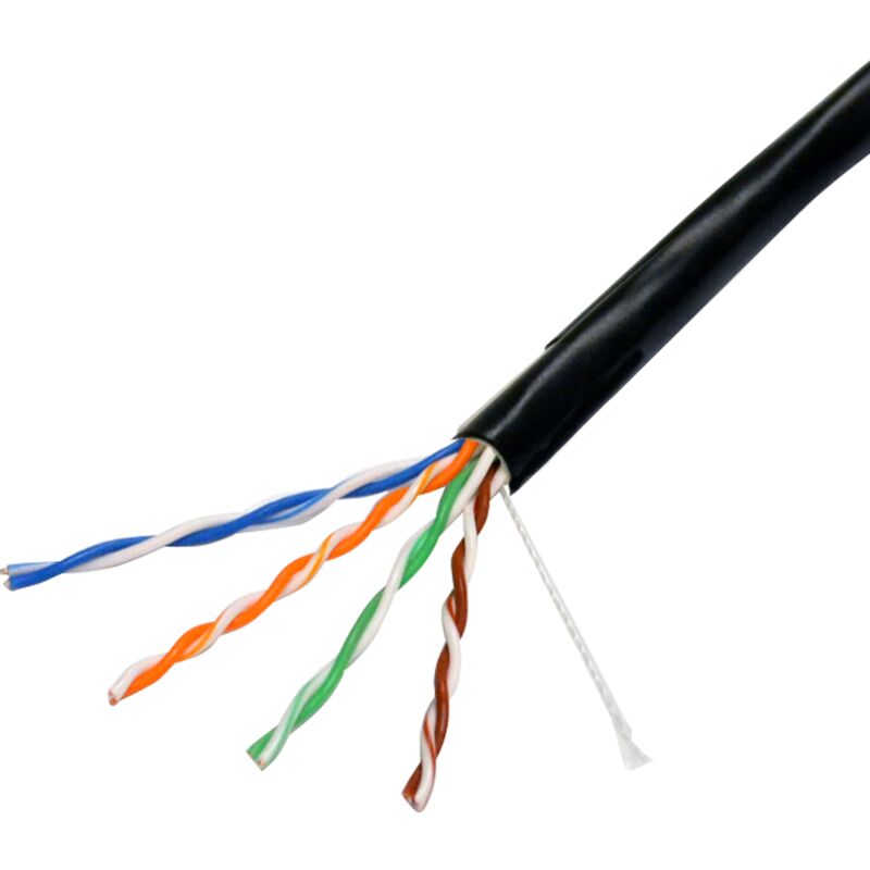 Câble utp Safire Catégorie 6 - Conforme au 90m test Fluke - Bobine de 305 mètres - Conducteur cca - Spéciale pour extérieur