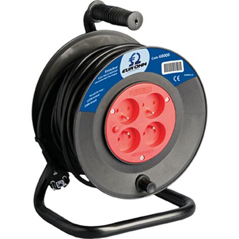 Enrouleur 3G1,5 50m noir (68006)