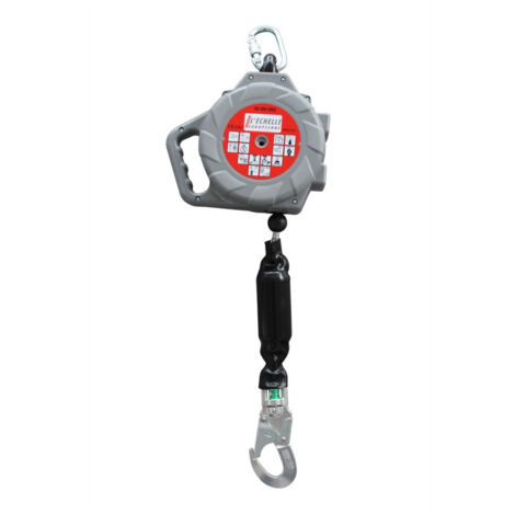 Enrouleur a cable acier 11 metres avec connecteur acier EPI Anti-chute