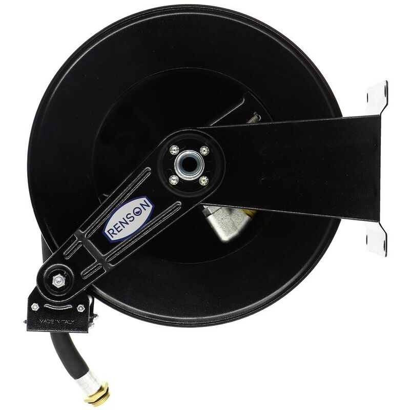 Enrouleur acier pour gasoil equipe flexible 10M en 3/4'' Renson