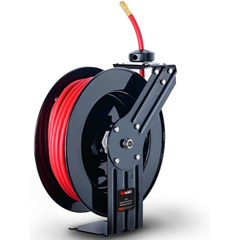 Enrouleur automatique air comprime 20 bars, 10mm interieur 20 mètres