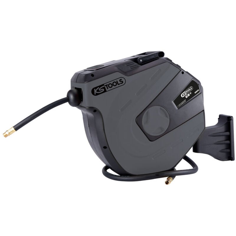 Kstools - ks Tools - Enrouleur air et eau 1/2'' avec tuyau Ø13 mm, raccord 3/8'' - 15m Gris - 515.3475
